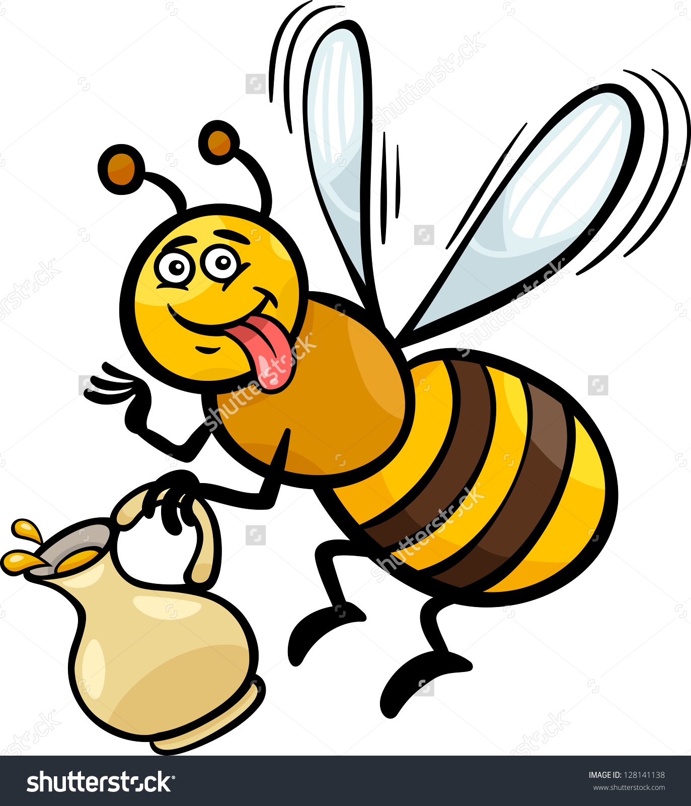 1373x1600 Fantastic Honey Bee Drawing Cartoon Gallery - Bee Drawing Cartoon
