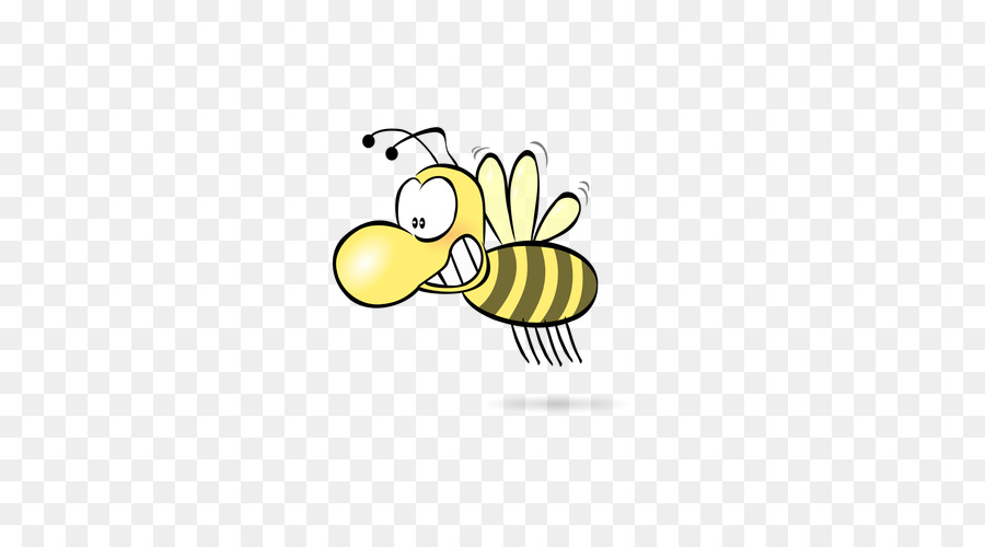 900x500 Bee, Drawing, Cartoon, Transparent Png Image Clipart Free Download - Bee Drawing Cartoon