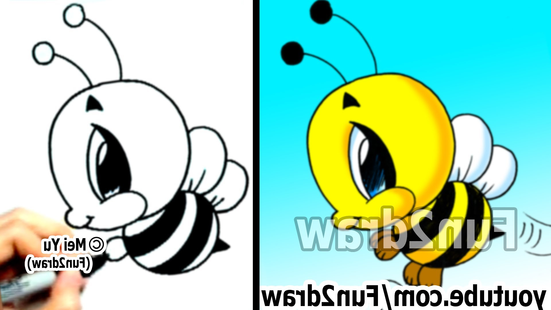 1920x1080 easy bee drawing easy bee drawing at getdrawings free - Bee Drawing Easy