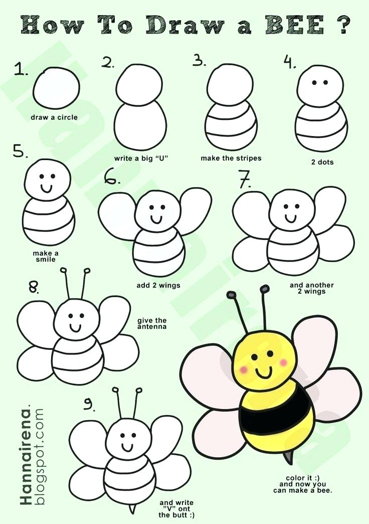 Bee Line Drawing at PaintingValley.com | Explore collection of Bee Line ...