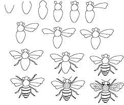 Bee Line Drawing at PaintingValley.com | Explore collection of Bee Line ...