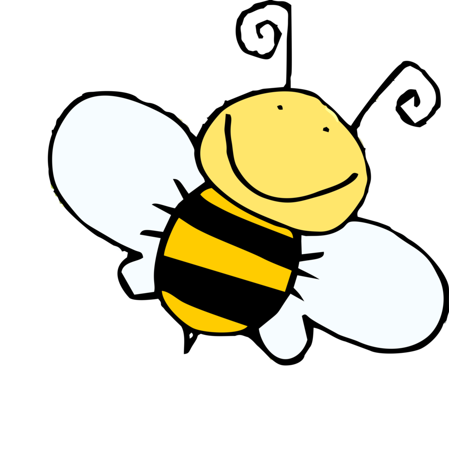 900x909 Collection Of Free Bee Drawing Simple Download On Ui Ex - Bee Simple Drawing