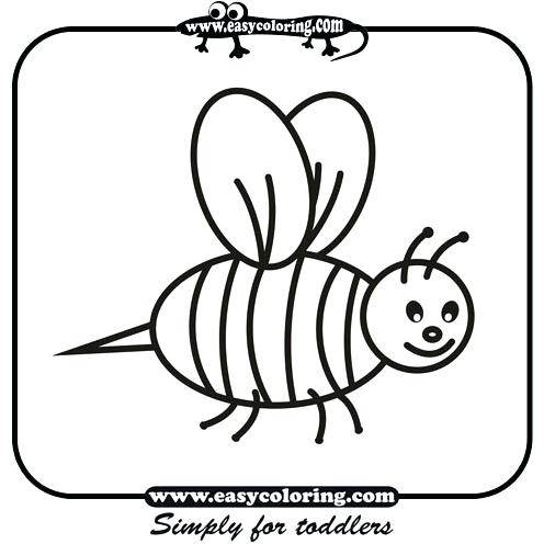 Bee Simple Drawing at PaintingValley.com | Explore collection of Bee ...