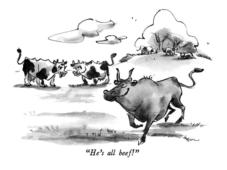 900x674 he's all beef! drawing - Beef Drawing