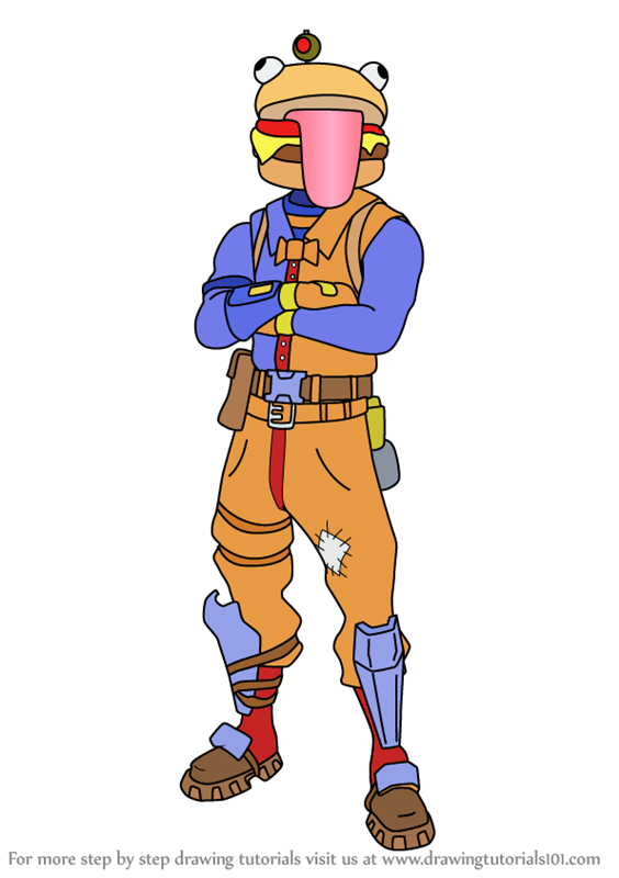 564x800 learn how to draw beef boss from fortnite - Beef Drawing