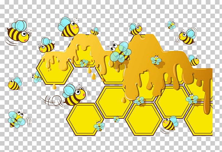 728x501 beehive honeycomb euclidean drawing, hand drawn cartoon yellow - Beehive Drawing