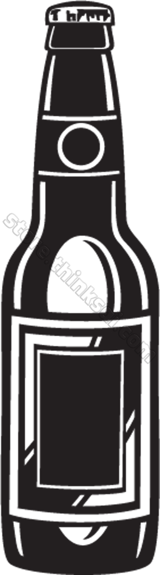 540x1934 clipart beer bottle - Beer Bottle Drawing