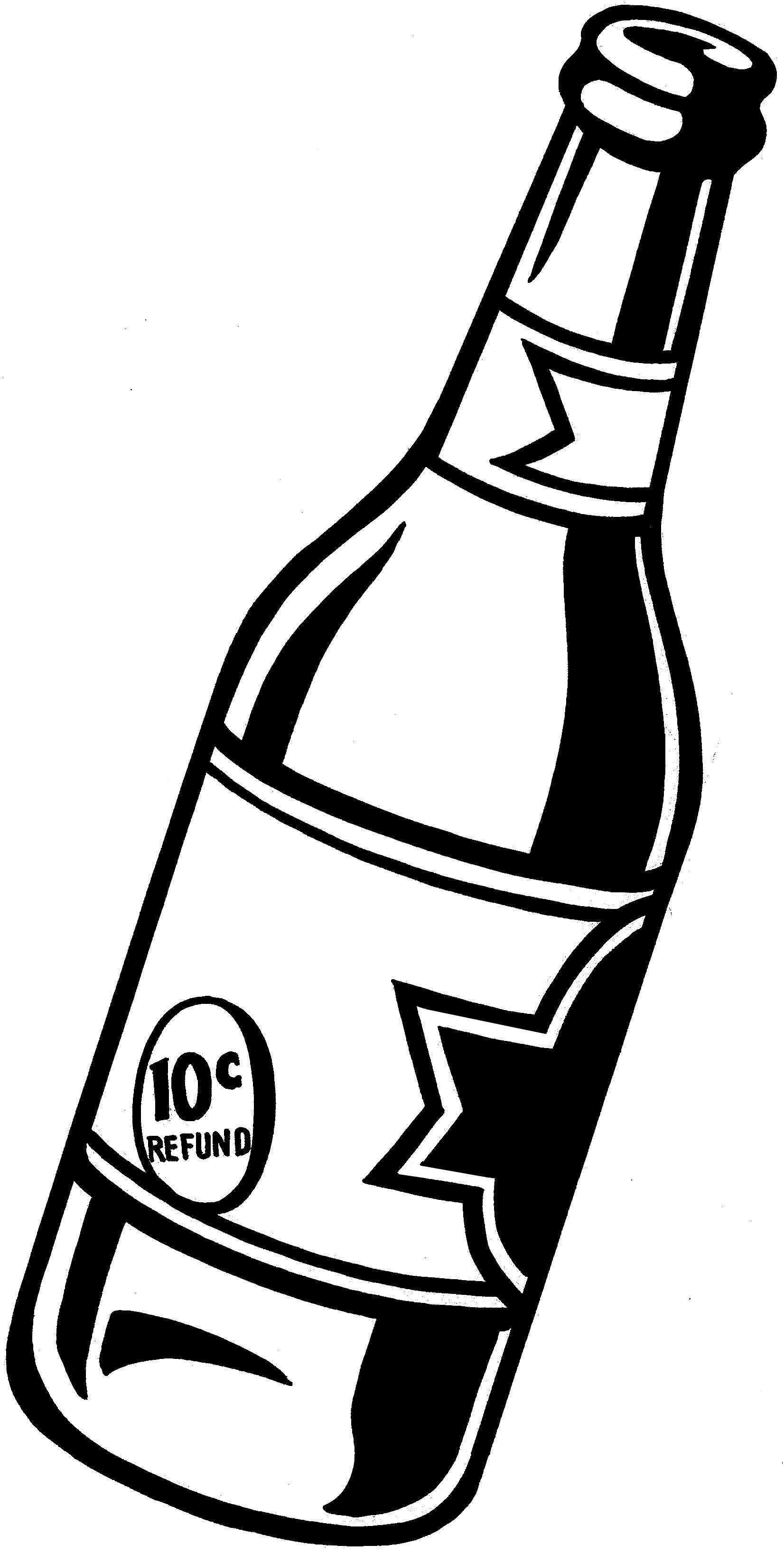 1652x3274 beer bottle clipart - Beer Bottle Drawing