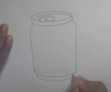 368x307 How To Draw A Can Of Beer Step - Beer Can Drawing