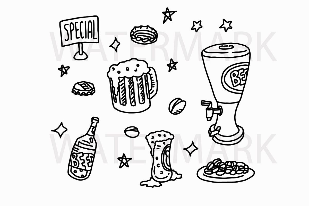 1200x800 beer and drinks - Beer Drawing