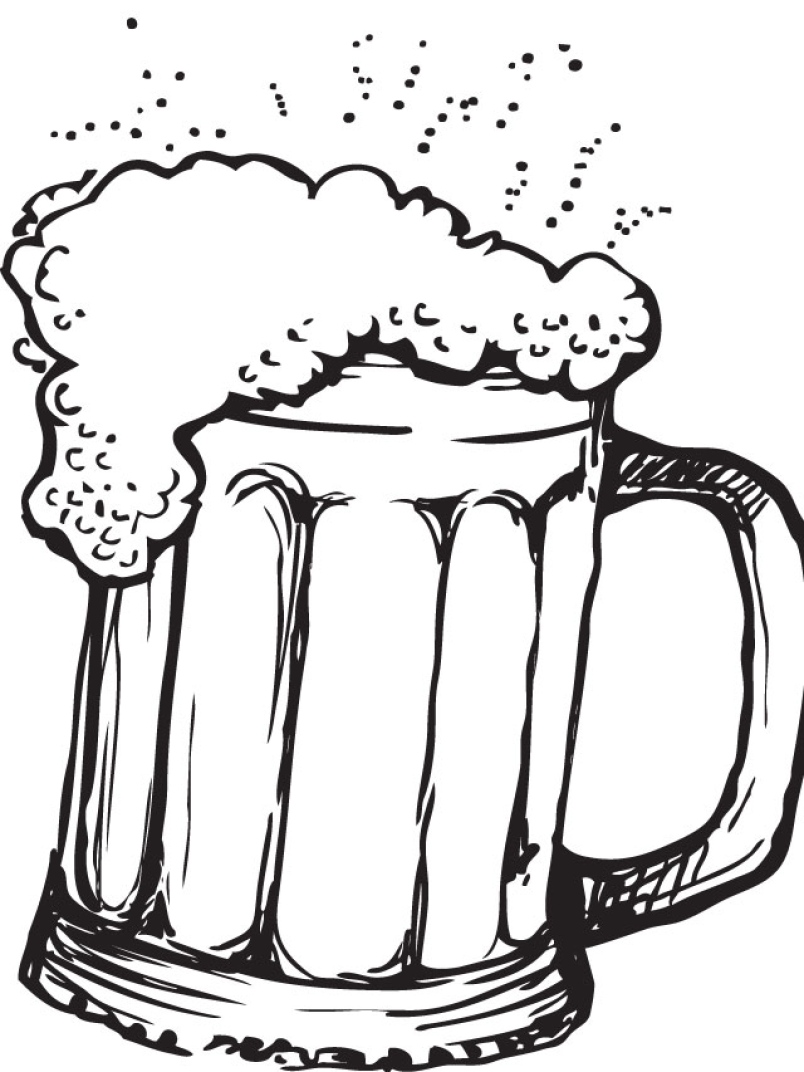 19. Beer Mug Drawing Dra. 