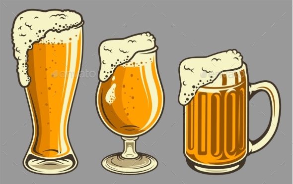 Beer Glass Drawing at PaintingValley.com | Explore collection of Beer