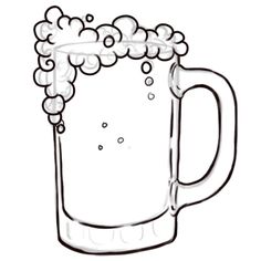 236x236 Drawn Beer Glass Drawing - Beer Glass Drawing
