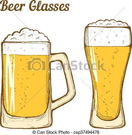 450x459 huge collection of 'beer mug drawing' download more than - Beer Glass Drawing