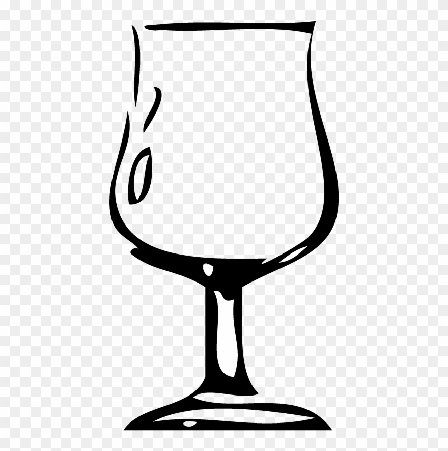 880x886 Tulip Glass - Beer Glass Drawing