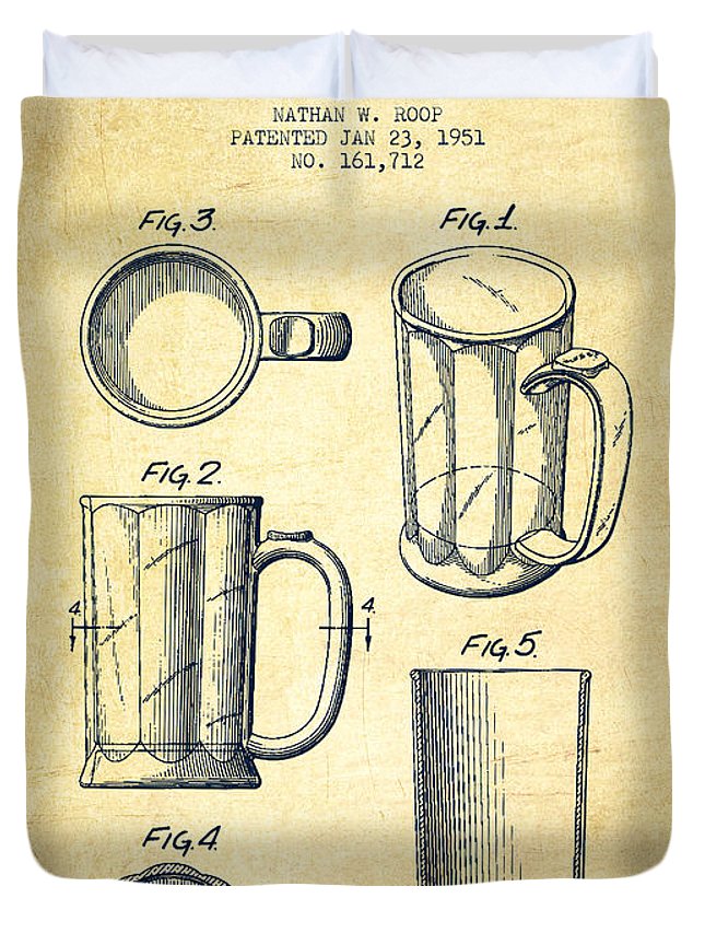 645x853 beer mug patent drawing - Beer Mug Drawing
