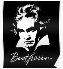 210x230 Beethoven Drawing Posters Redbubble - Beethoven Drawing