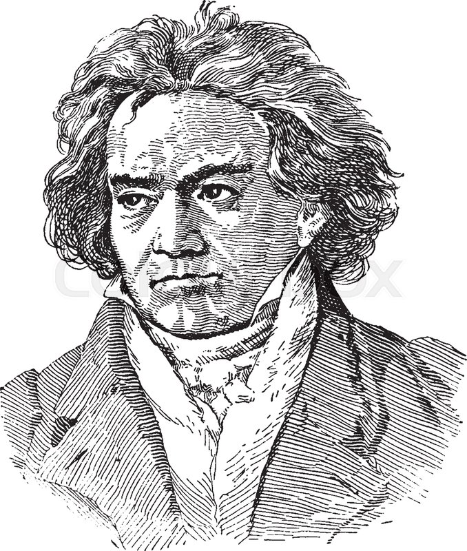 678x800 Beethoven Drawing Drawing Skill - Beethoven Drawing