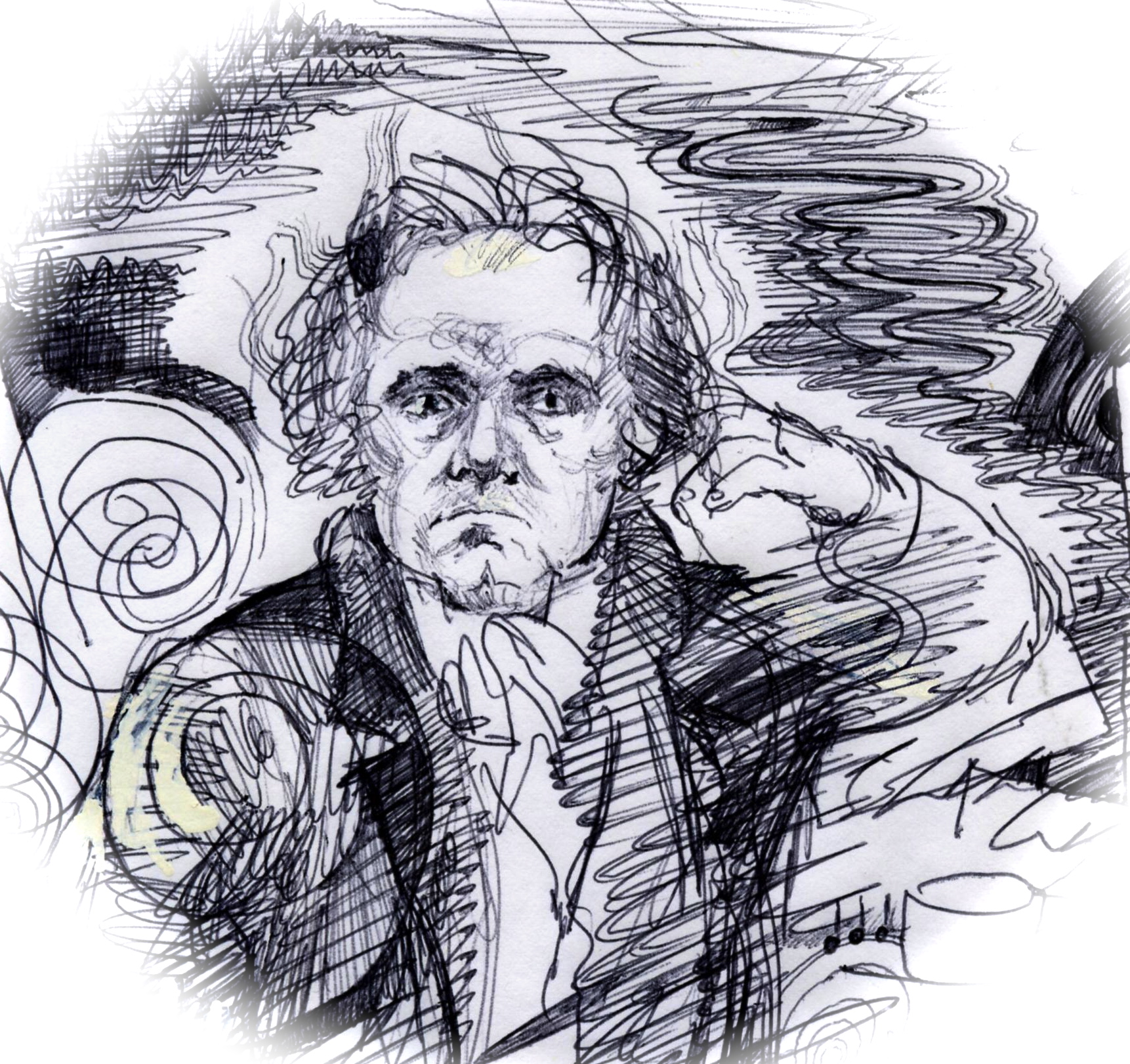 1722x1621 Beethoven Drawing Amazing Drawing Skill - Beethoven Drawing