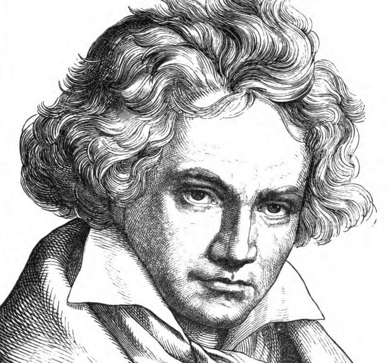 800x748 ludwig van beethoven the nypr archive collections wnyc - Beethoven Drawing