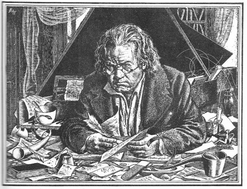 503x385 Beethoven Drawing - Beethoven Drawing