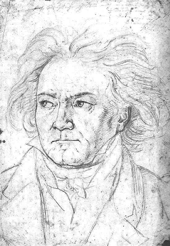 550x797 Beethoven Drawing - Beethoven Drawing