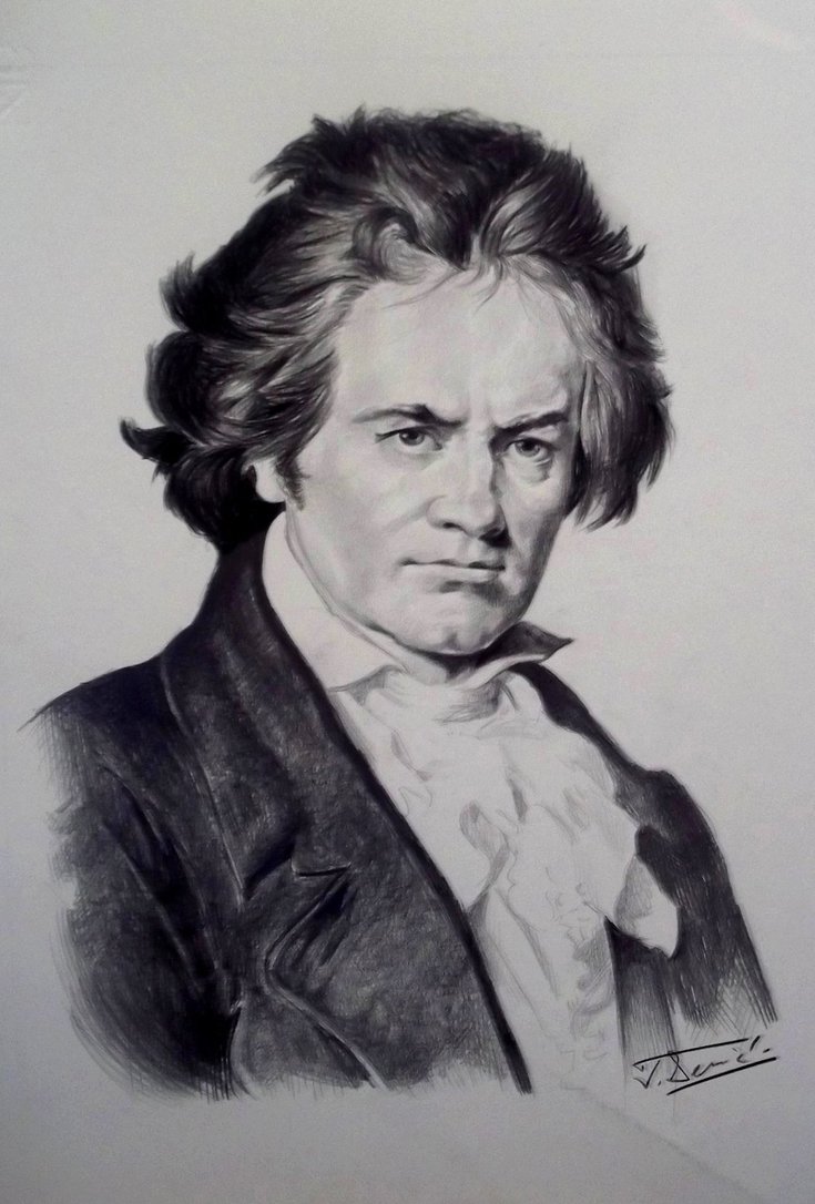 Людвиг Ван Бетховен портрет