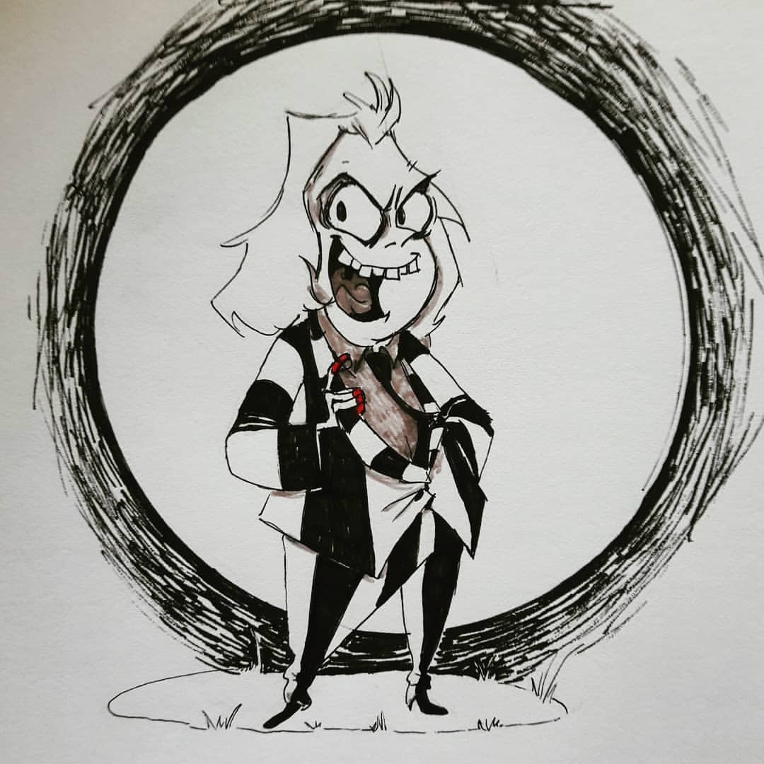 1080x1080 drawings yeah, i do those inktober day beetlejuice! - Beetlejuice Drawings