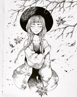 320x400 tips for smashing inktober creative bloq - Believe Drawing