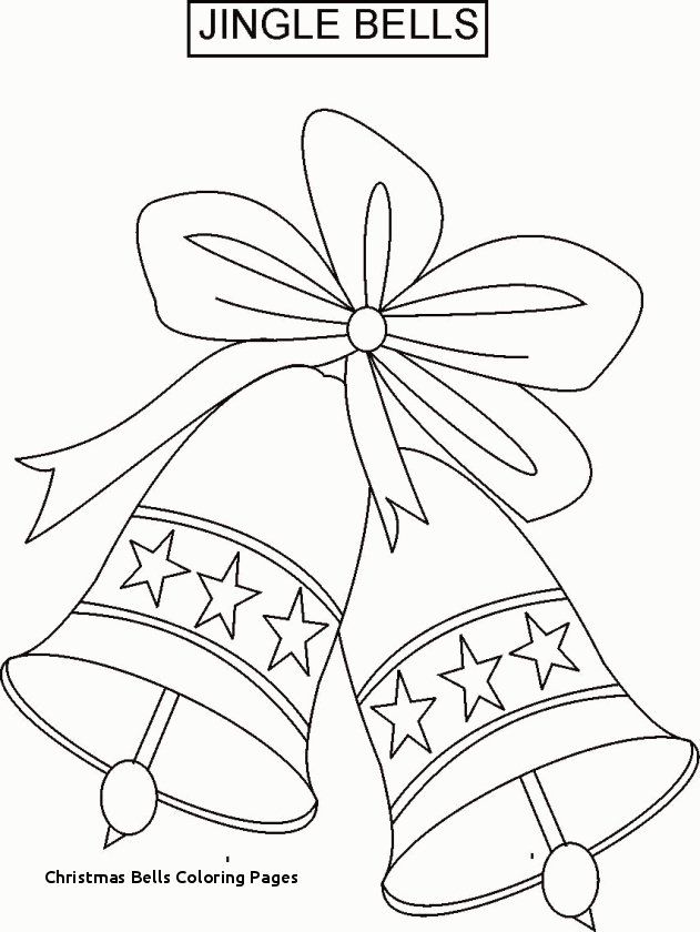 631x840 christmas bells coloring pages awesome christmas bells coloring - Bell Drawing