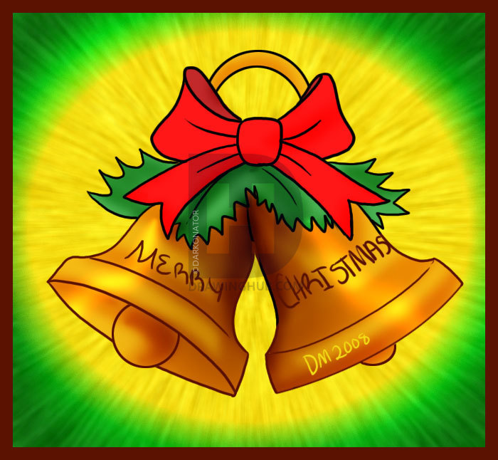 700x646 how to draw christmas bells, step - Bell Drawing