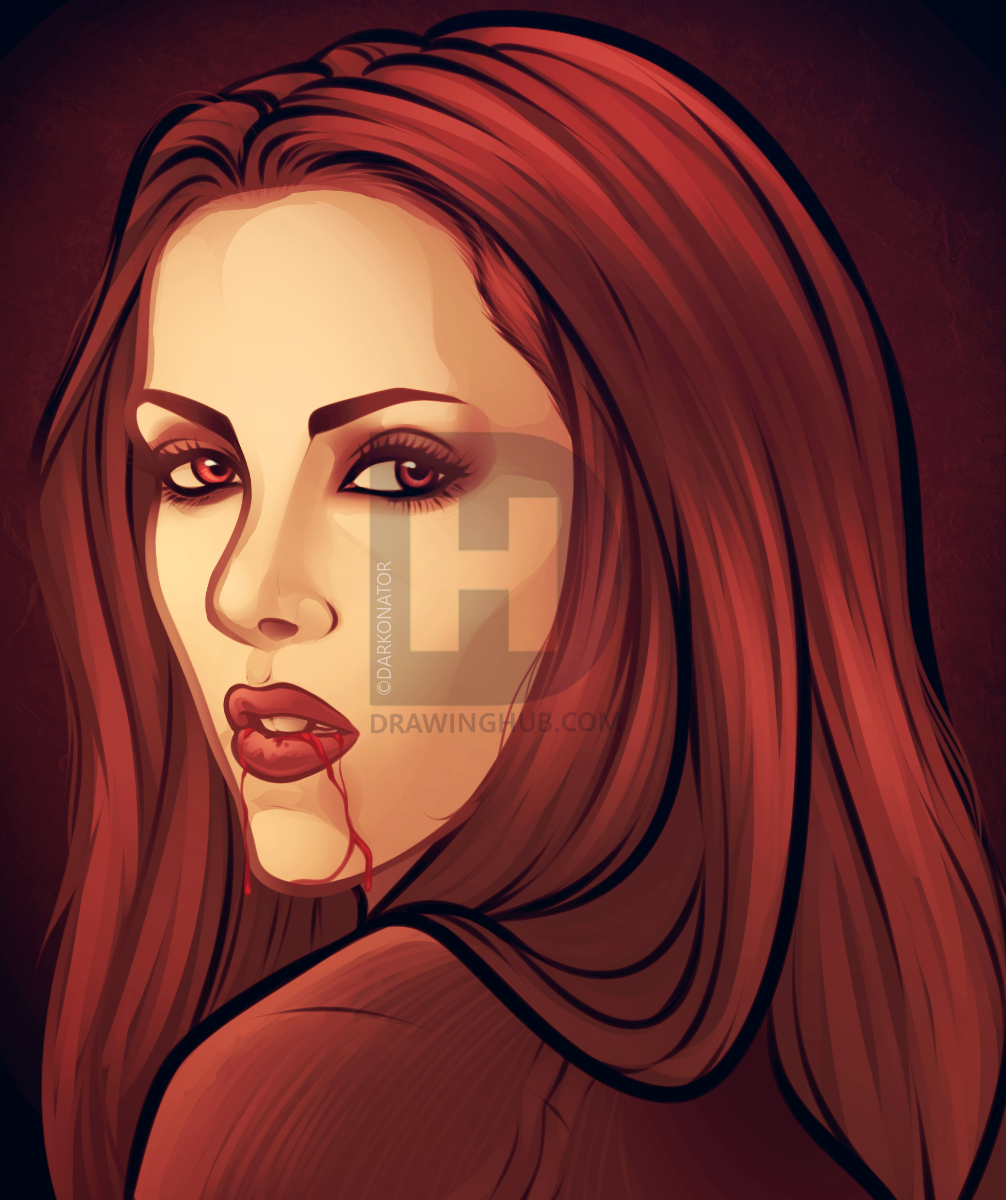1006x1200 how to draw vampire bella, vampire bella from twilight, step - Bella Drawing