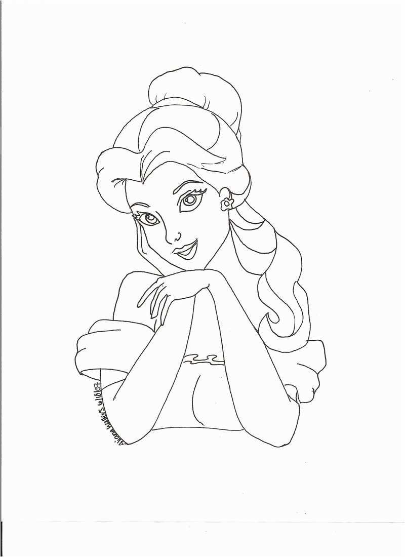 800x1100 coloriage princesse disney ariel beautiful coloriage princesse - Belle Princess Drawing