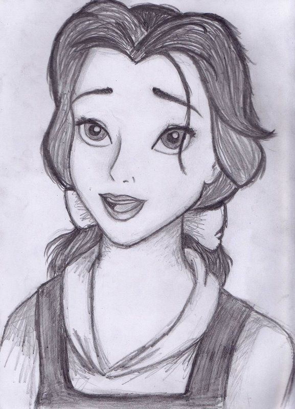 577x800 huge collection of 'princess belle drawing' download more than - Belle Princess Drawing
