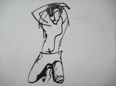 375x281 belly button drawings for sale saatchi art - Belly Button Drawing