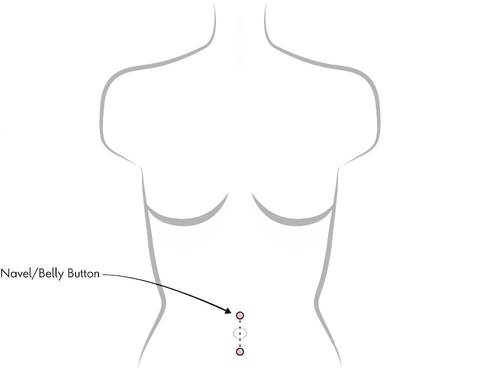480x370 belly button piercing - Belly Button Drawing