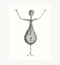 210x230 belly button drawing art prints redbubble - Belly Button Drawing