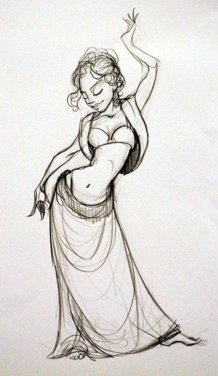 450x773 belly dancer theme photo and artwork the drawing club arfts - Belly Dancer Drawing