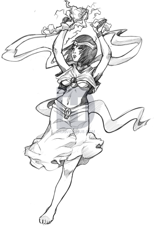 492x720 how to draw a belly dancer, step - Belly Dancer Drawing