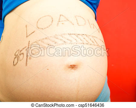 450x357 pregnant woman belly with drawings parenthood, waiting for baby - Belly Drawing