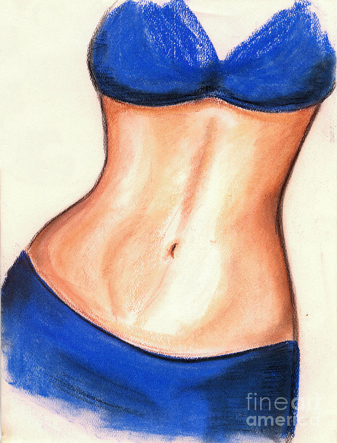 684x900 belly dancer sketch drawing - Belly Drawing