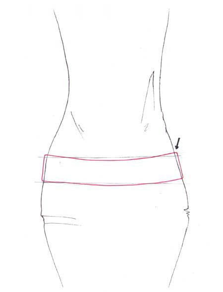 450x589 how to draw a belt i draw fashion - Belt Drawing
