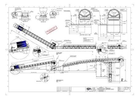 conveyor belt drawings drawing factory mechanical result engineering belts manufacturing diagram paintingvalley floor plans google