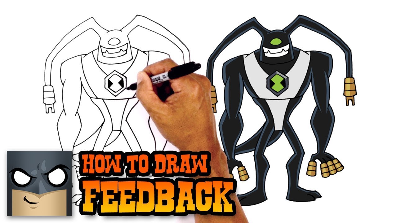 1280x720 How To Draw Ben Feedback - Ben 10 Alien Force Drawing