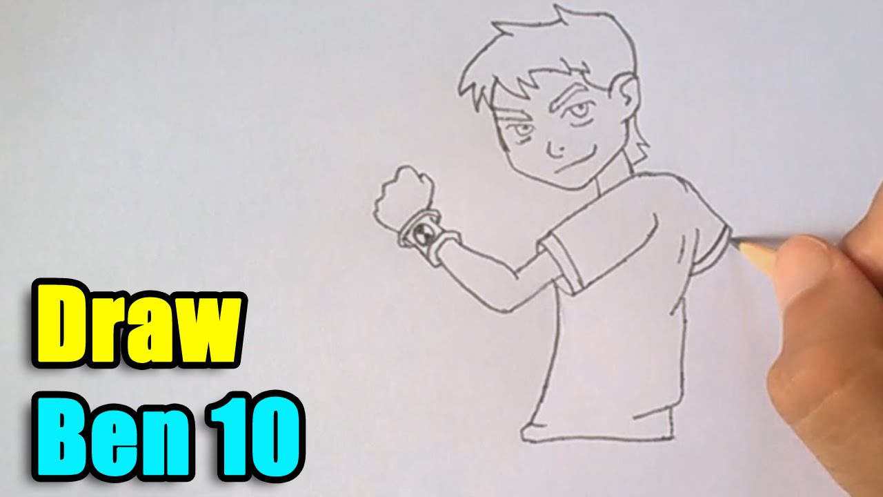 1280x720 How To Draw Ben - Ben 10 Drawing
