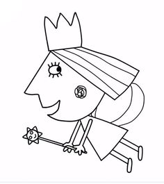236x265 Image Result For Ben And Holly Coloring Pages Pdf Penelope - Ben And Holly Drawing