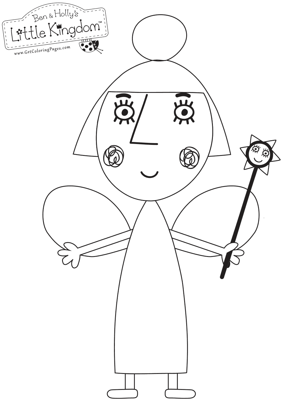 1024x1395 Kawaii Rospis Ben, Holly Party Ideas - Ben And Holly Drawing