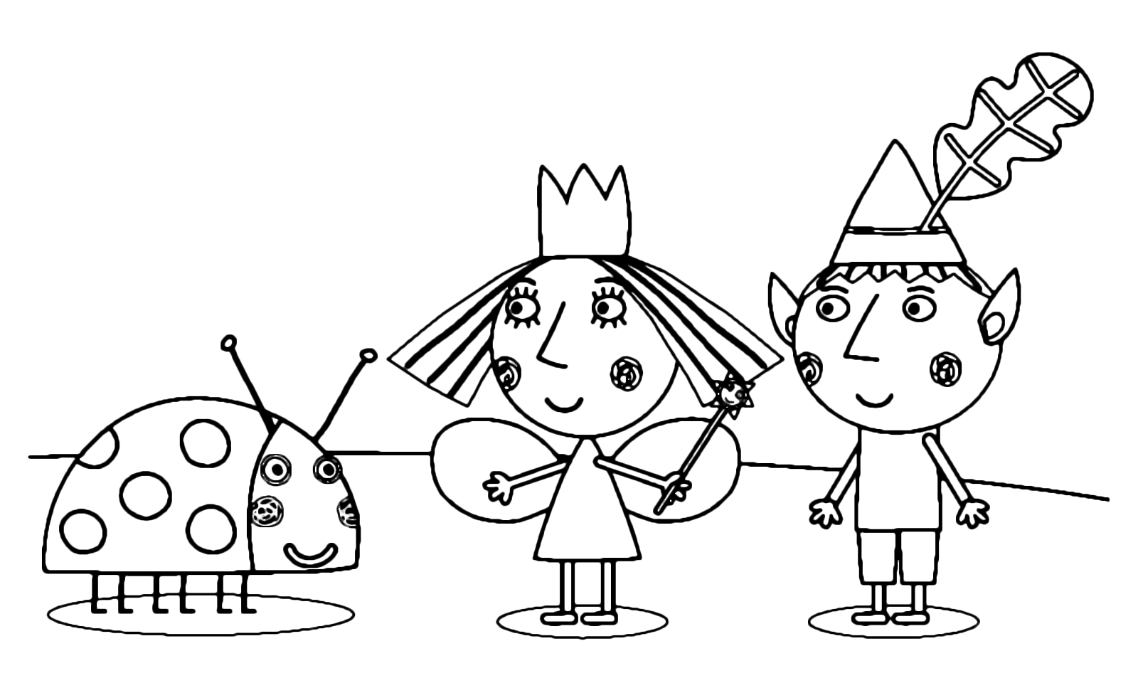38 free printable Ben and Holly's Little Kingdom coloring