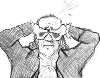 382x300 Ron Schuler's Parlour Tricks Ben Franklin Overrated Founding Father - Ben Franklin Drawing