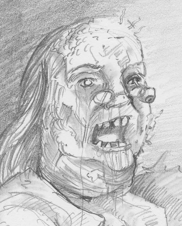605x752 Wilsonic Illustration Zombie Ben Franklin - Ben Franklin Drawing